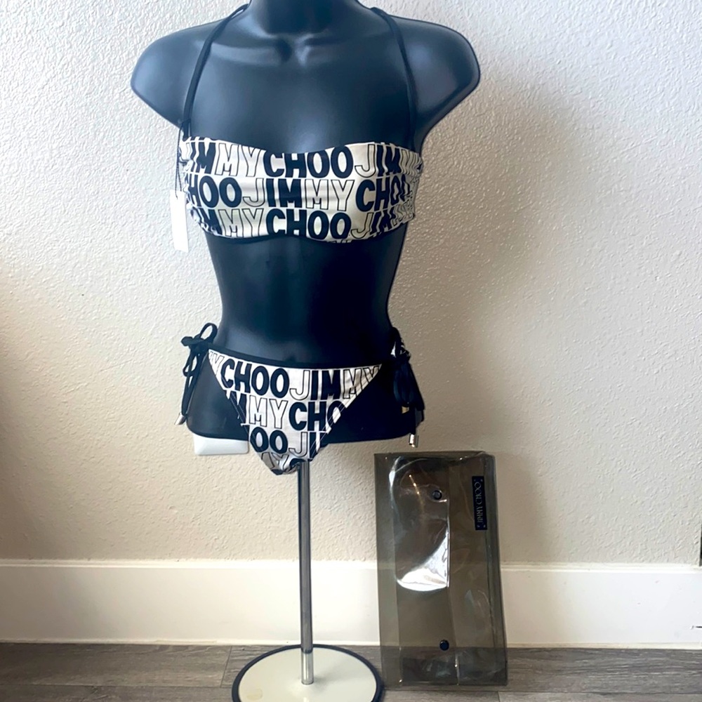 JimmyChoo bikini&Jimmy Choo bag,EU:M,US:S,🇮🇹:42